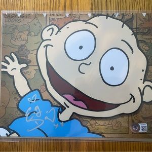 EG Daily Autographed 8x10 Rugrats Tommy Photo!